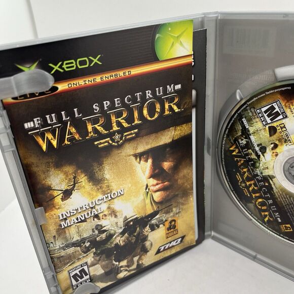 Full Spectrum Warrior (Microsoft Xbox, 2004) Complete with Manual Tested - Picture 7 of 9